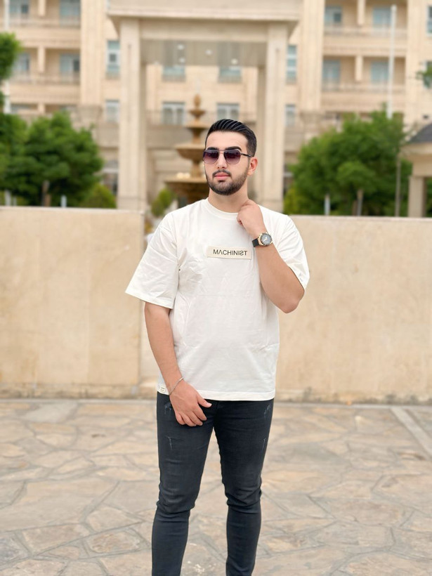 تیشرت نخ پنبه قواره باکسی